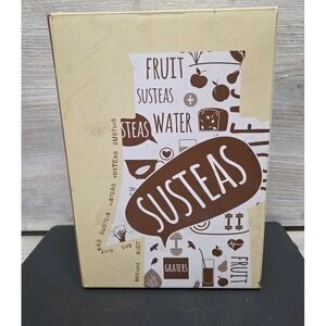 SUSTEAS Rotary Cheese Grater With Blade Storage Box (Beige) NIB C Shelf